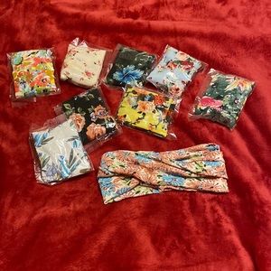 Set of 9 headbands. Never worn. Great fabric